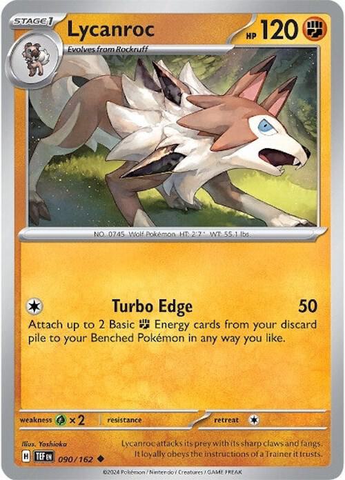 Lycanroc - 090/162 - Uncommon (Inglés NM)