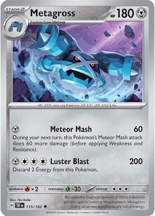 Metagross - 115/162 - Uncommon (Español NM)