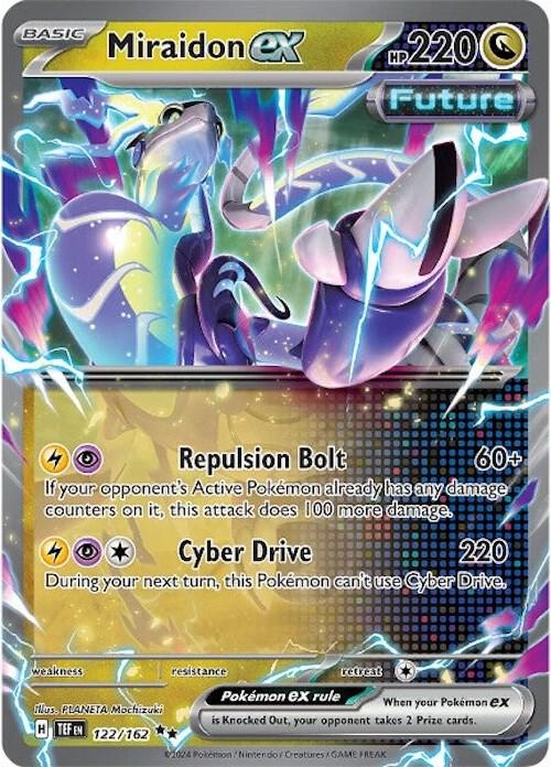 Miraidon ex - 122/162 - Double Rare (Inglés Foil NM)