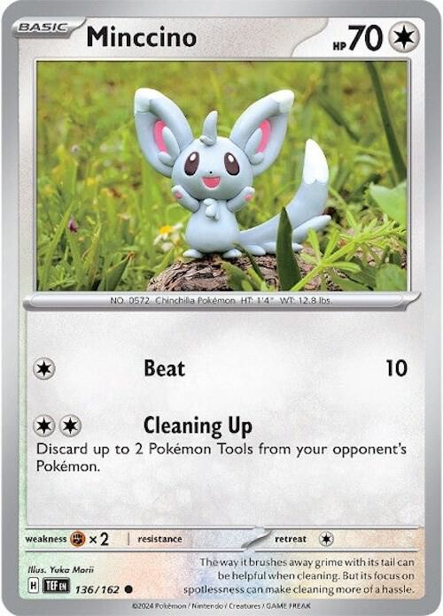 Minccino - 136/162 - Common (Español NM)
