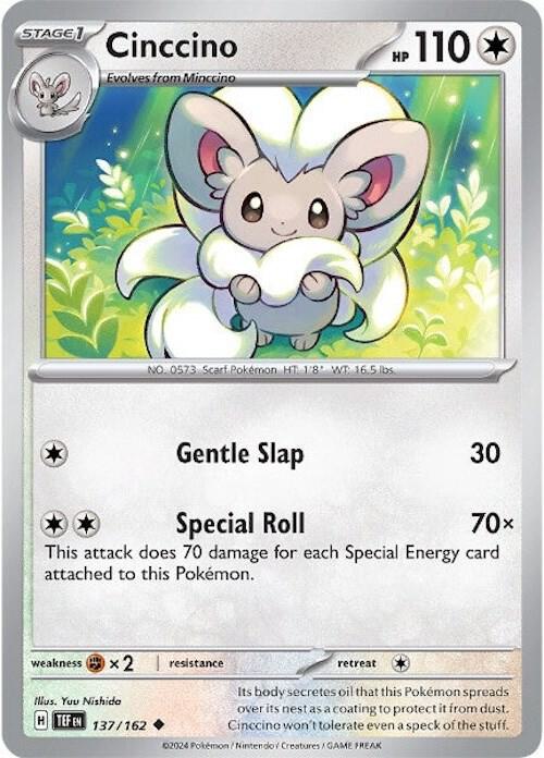 Cinccino - 137/162 - Uncommon (Español NM)