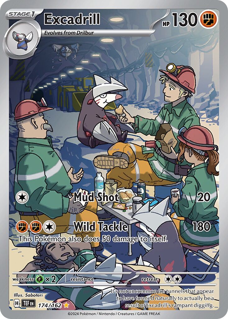 Excadrill - 174/162 - Illustration Rare (Inglés Foil NM)