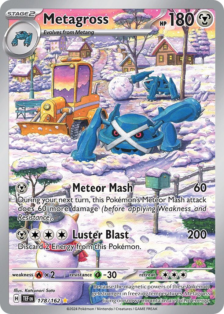 Metagross - 178/162 - Illustration Rare (Inglés Foil NM)
