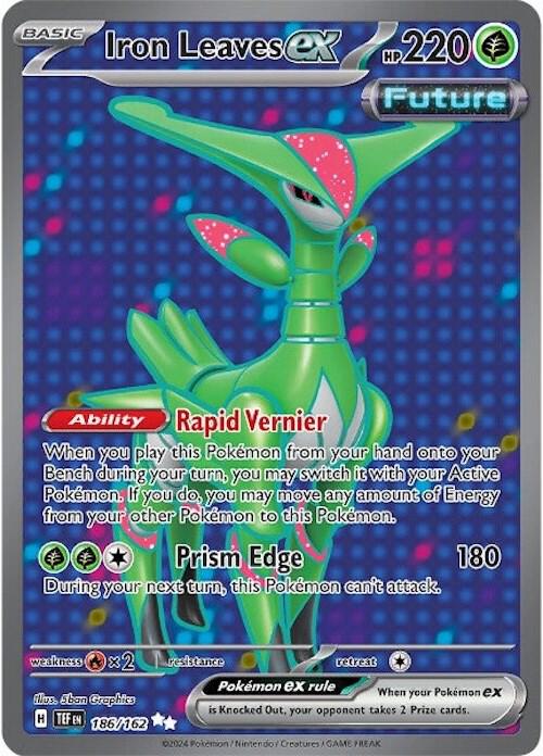 Iron Leaves ex - 186/162 - Ultra Rare (Inglés Foil NM)