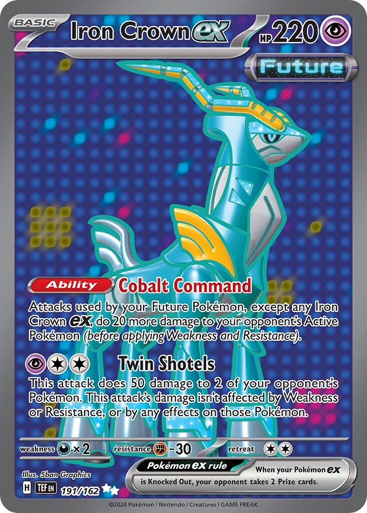 Iron Crown ex - 191/162 - Ultra Rare (Español Foil NM)