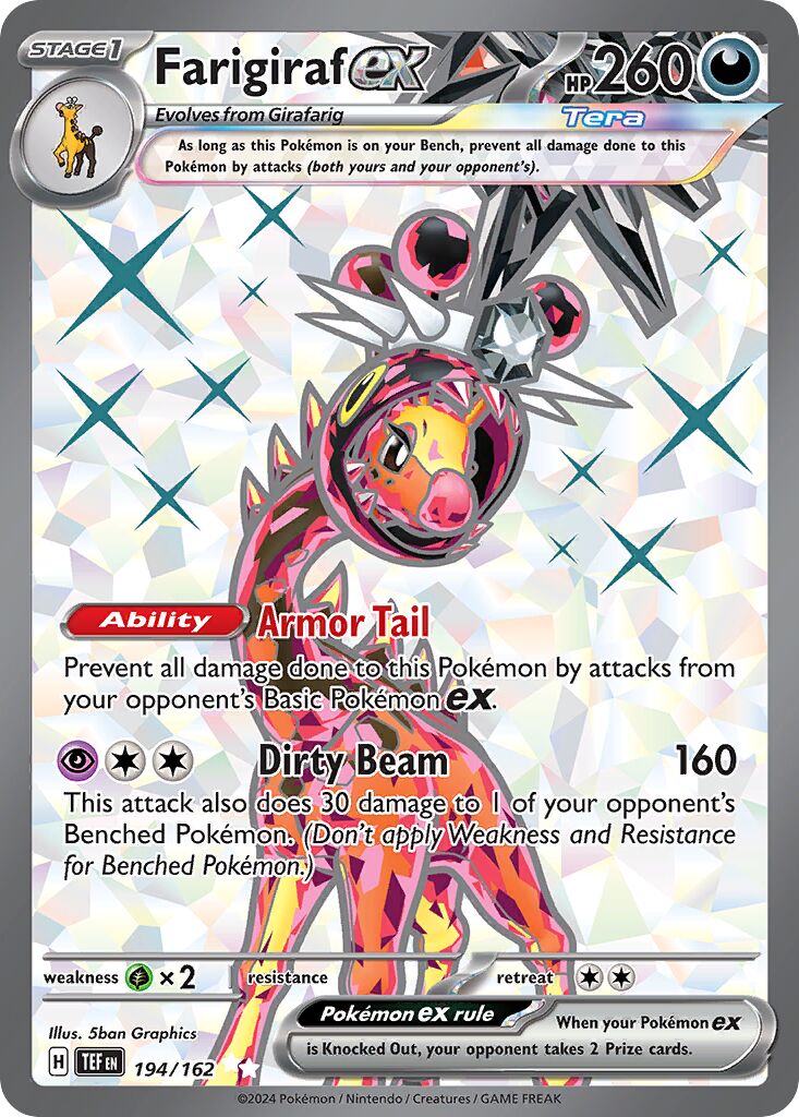Farigiraf ex - 194/162 - Ultra Rare (Español Foil NM)