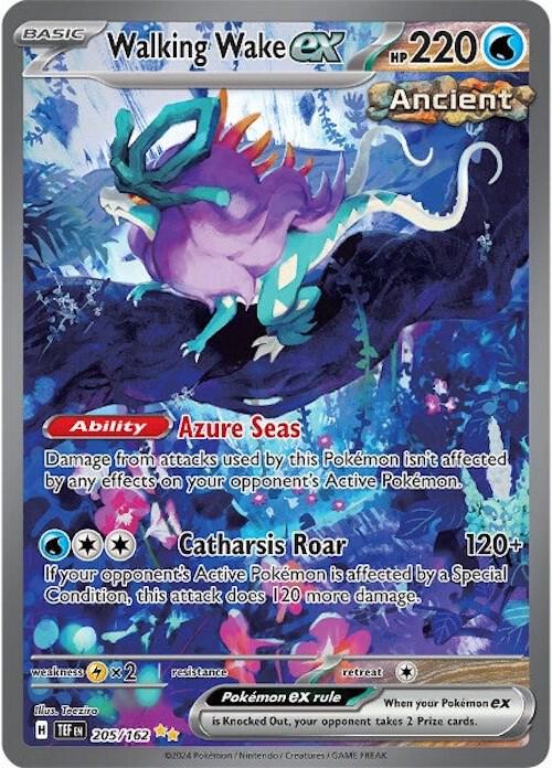 Walking Wake ex - 205/162 - Special Illustration Rare (Español Foil NM)