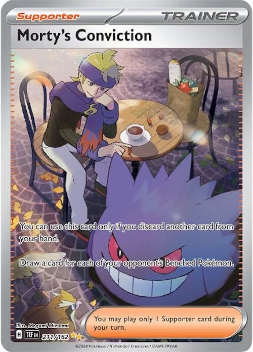 Morty's Conviction - 211/162 - Special Illustration Rare (Inglés Foil NM)