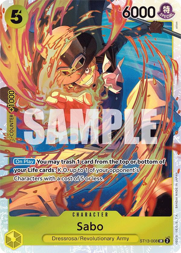 Sabo (008) - ST13-008 - Super Rare Foil (Inglés Foil NM)