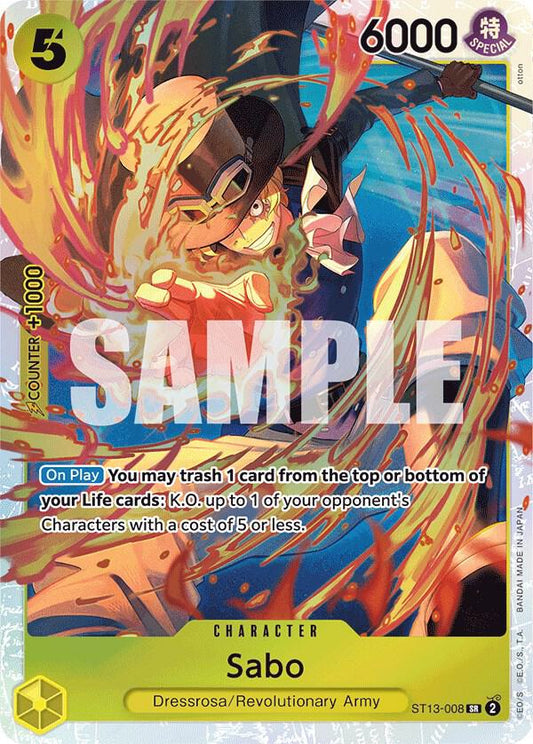 Sabo (008) - ST13-008 - Super Rare Foil (Inglés Foil NM)