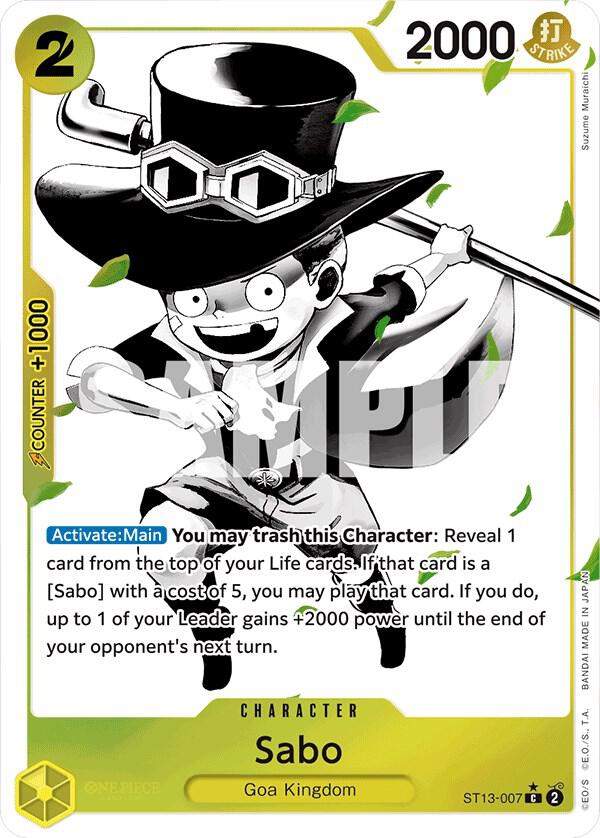 Sabo (007) (Parallel) - ST13-007 - Common Foil (Inglés Foil NM)