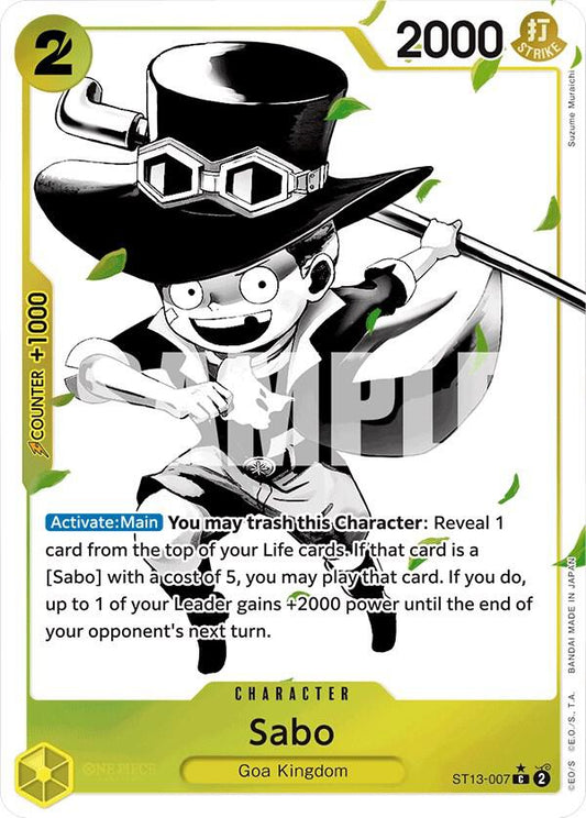 Sabo (007) (Parallel) - ST13-007 - Common Foil (Inglés Foil NM)