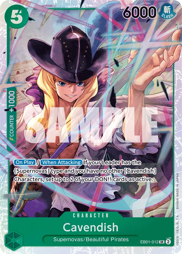Cavendish - EB01-012 - Super Rare Foil (Inglés Foil NM)