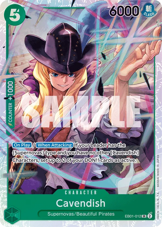 Cavendish - EB01-012 - Super Rare Foil (Inglés Foil NM)