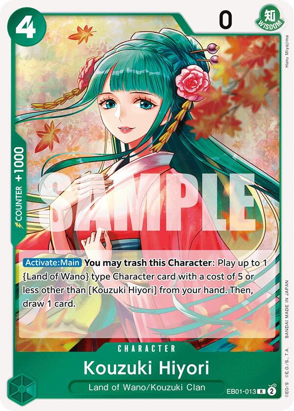 Kouzuki Hiyori - EB01-013 - Rare Foil (Inglés Foil NM)