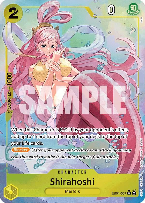 Shirahoshi (Alternate Art) - EB01-057 - Alternate Art Foil (Inglés Foil NM)