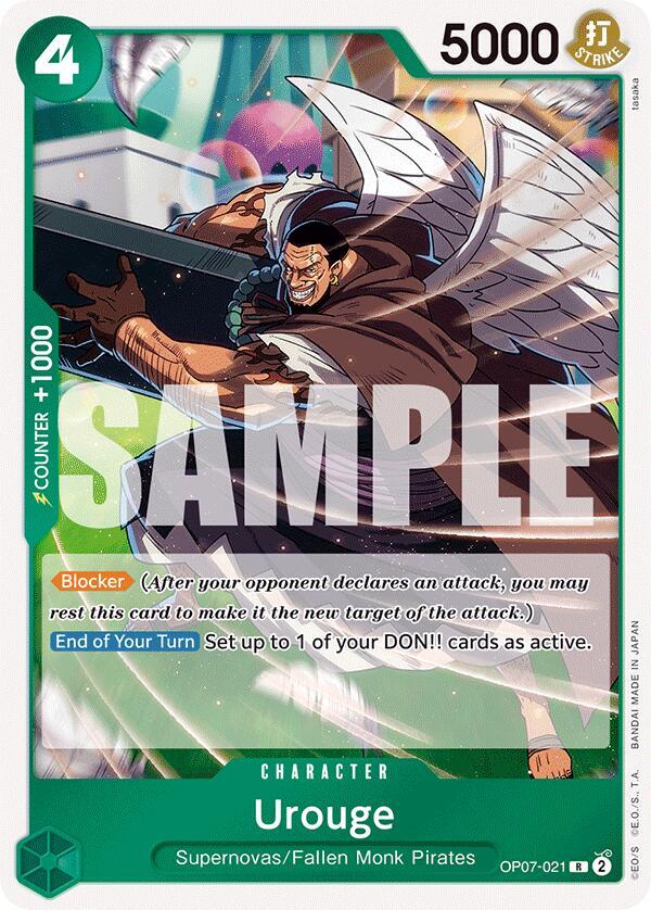 Urouge - OP07-021 - Rare Foil (Inglés Foil NM)