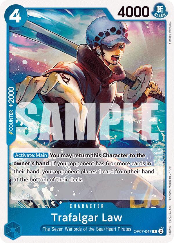 Trafalgar Law (047) - OP07-047 - Rare Foil (Inglés Foil NM)