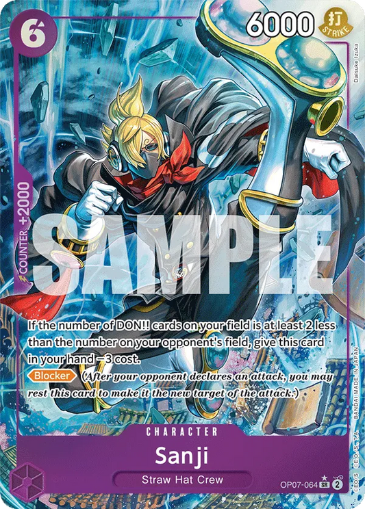 Sanji (Parallel) - OP07-064 - Alternate Art Foil (Inglés Foil LP)