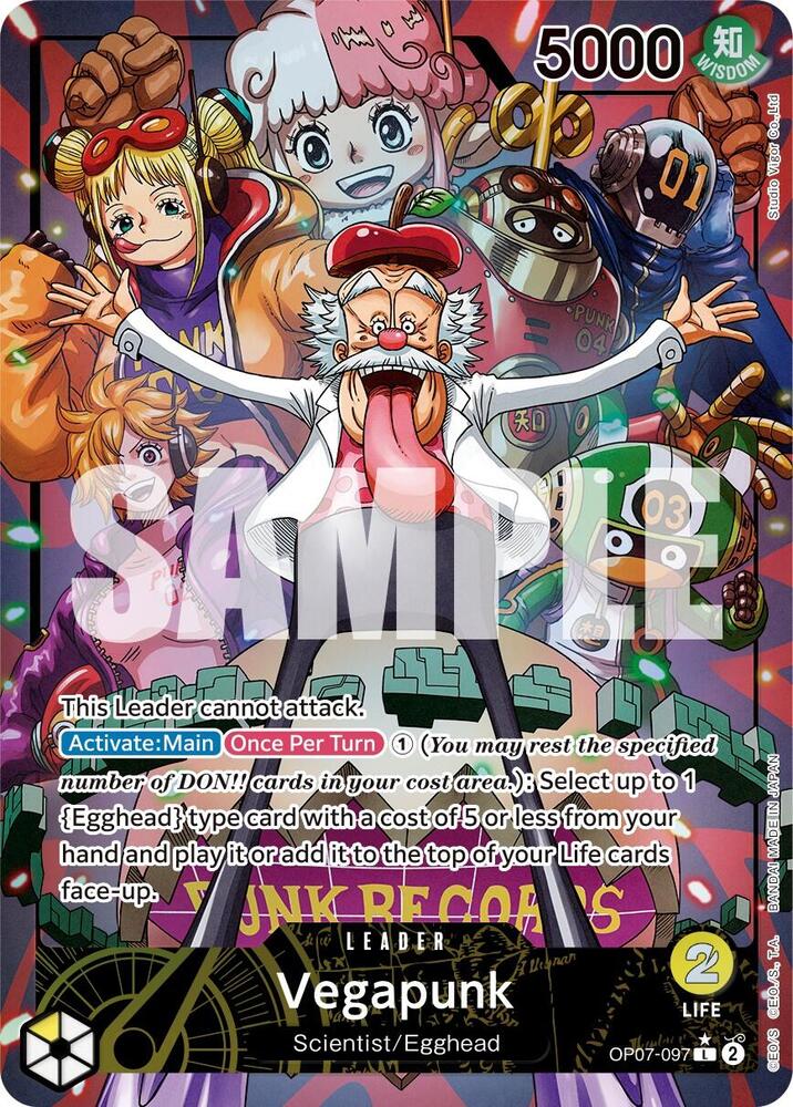 Vegapunk (Parallel) - OP07-097 - Alternate Art Foil (Inglés Foil NM)
