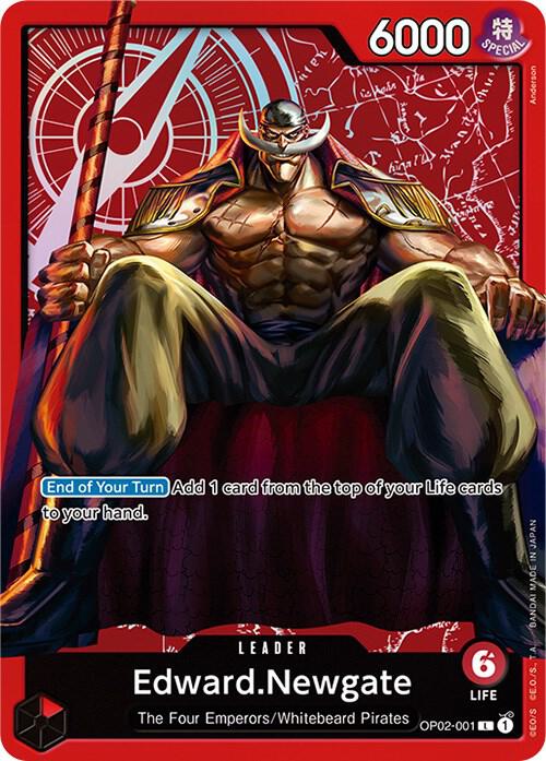 Edward.Newgate (Special Goods Set -Former Four Emperors-) - OP02-001 - Leader Foil (Inglés Foil NM)