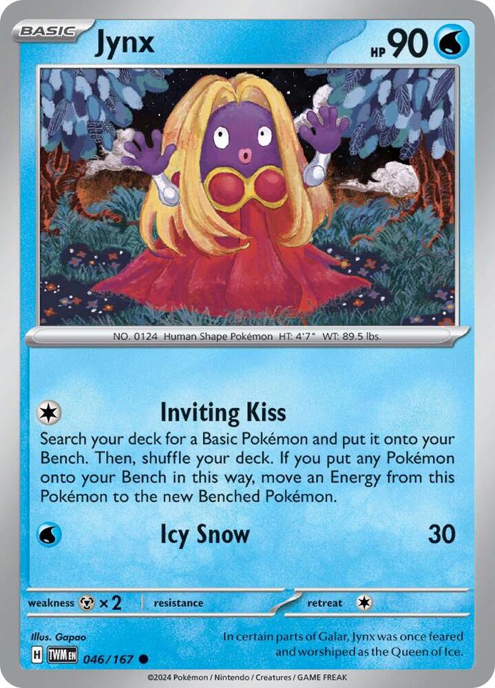 Jynx - 046/167 - Common (Inglés NM)