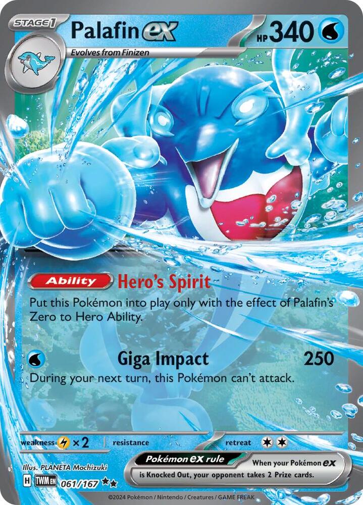 Palafin ex - 061/167 - Double Rare (Español Foil NM)