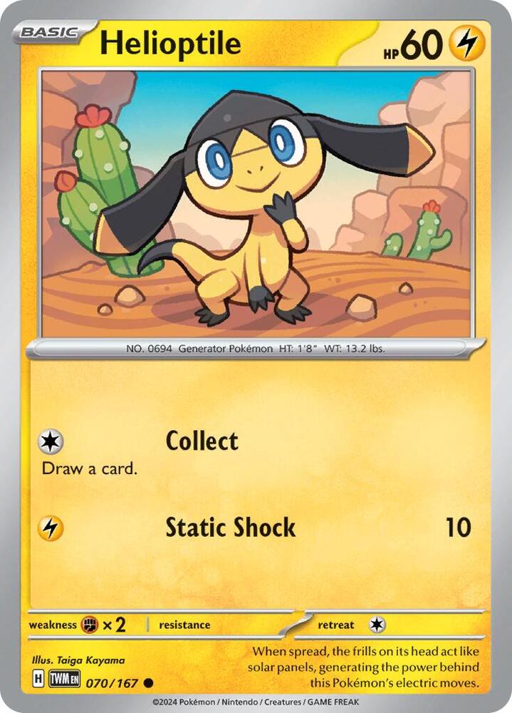 Helioptile - 070/167 - Common (Inglés NM)