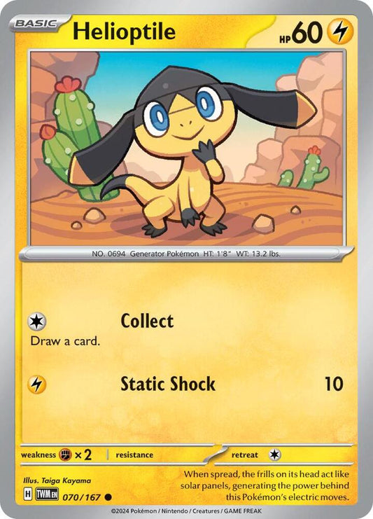 Helioptile - 070/167 - Common (Inglés NM)