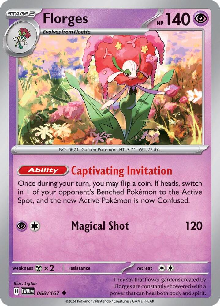 Florges - 088/167 - Uncommon (Inglés NM)
