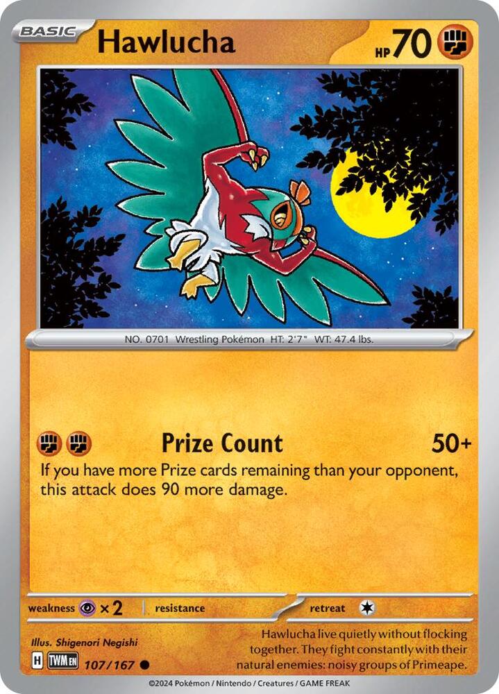 Hawlucha - 107/167 - Common (Español NM)