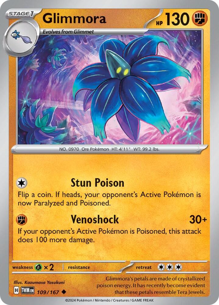 Glimmora - 109/167 - Uncommon (Inglés Reverse Holo NM)