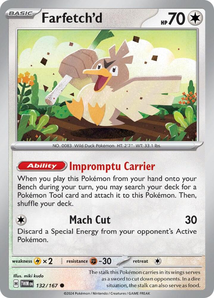 Farfetch'd - 132/167 - Common (Inglés NM)