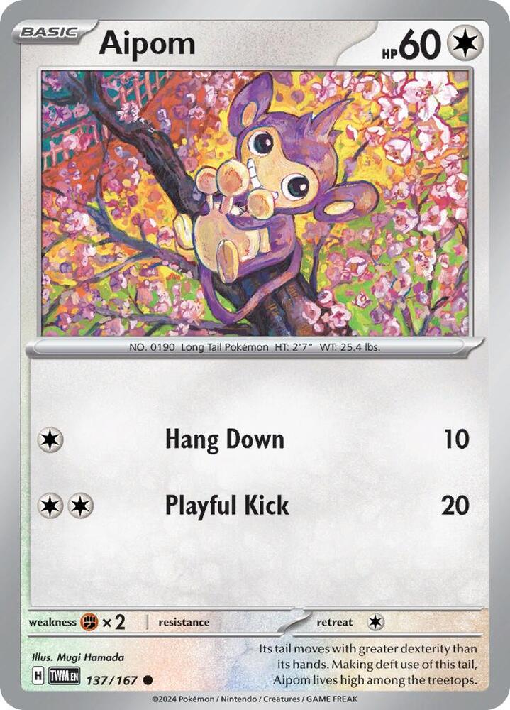Aipom - 137/167 - Common (Español NM)