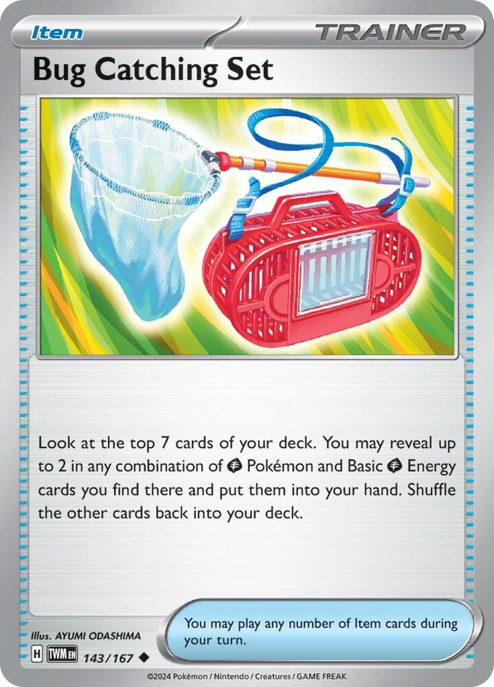 Bug Catching Set - 143/167 - Uncommon (Inglés NM)