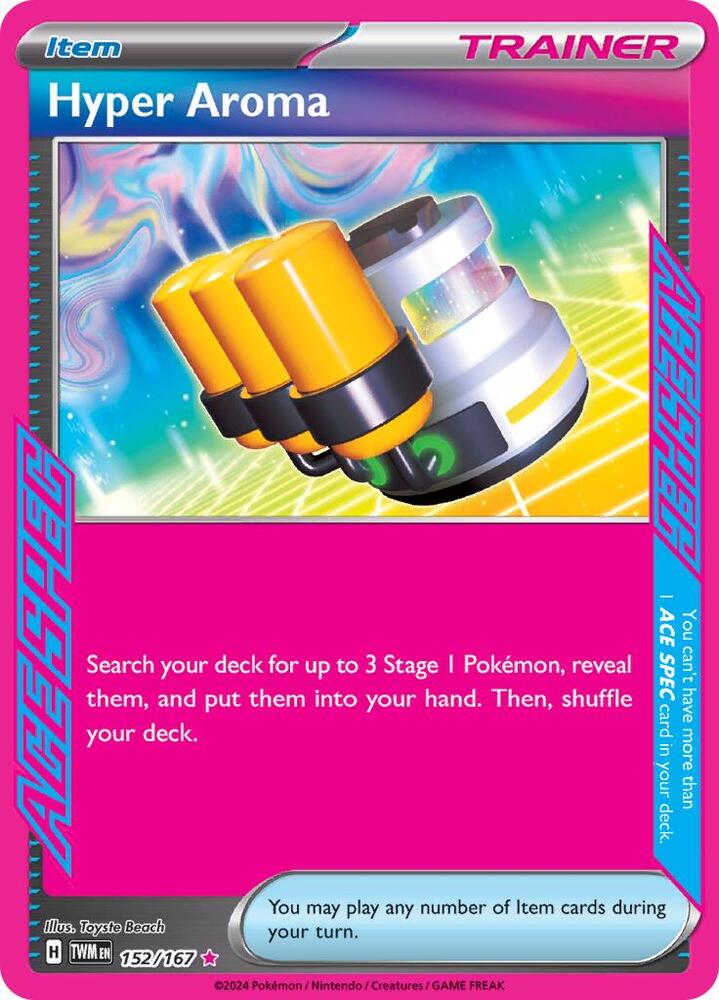 Hyper Aroma - 152/167 - ACE SPEC Rare (Inglés Foil NM)