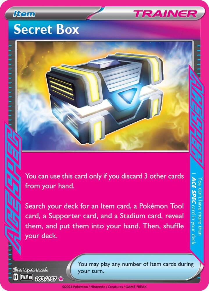 Secret Box - 163/167 - ACE SPEC Rare (Inglés Foil NM)