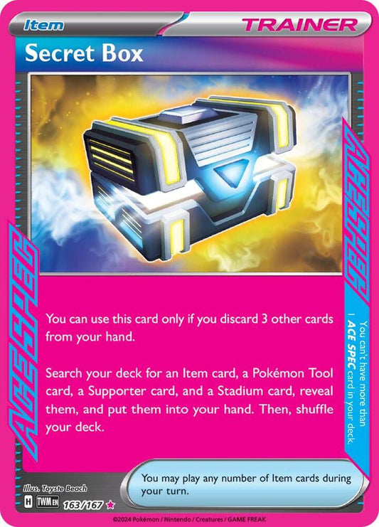 Secret Box - 163/167 - ACE SPEC Rare (Inglés Foil NM)