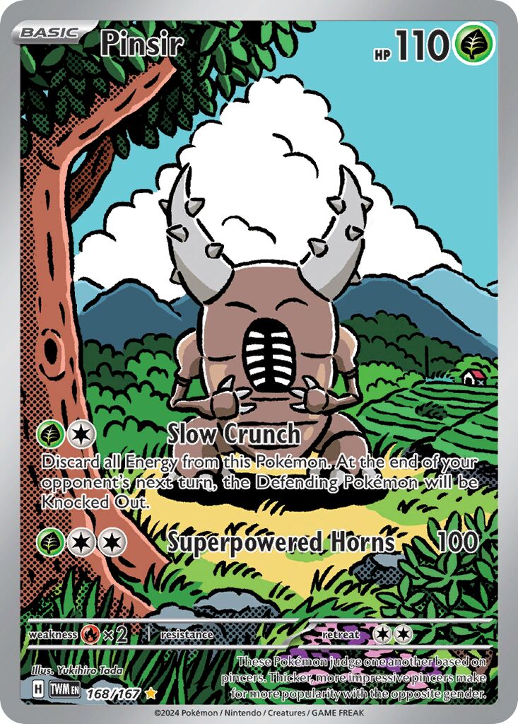 Pinsir - 168/167 - Illustration Rare (Español Foil NM)