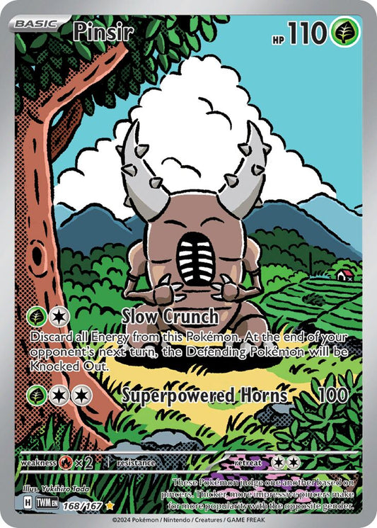 Pinsir - 168/167 - Illustration Rare (Español Foil NM)