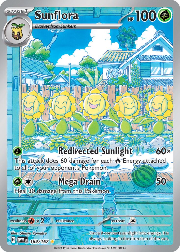 Sunflora - 169/167 - Illustration Rare (Español Foil NM)