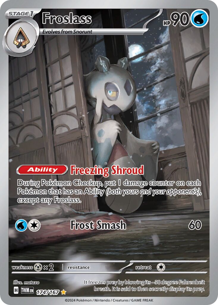 Froslass - 174/167 - Illustration Rare (Inglés Foil NM)