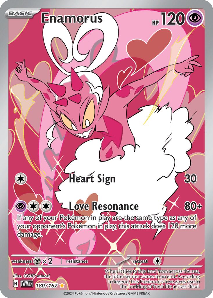 Enamorus - 180/167 - Illustration Rare (Inglés Foil NM)
