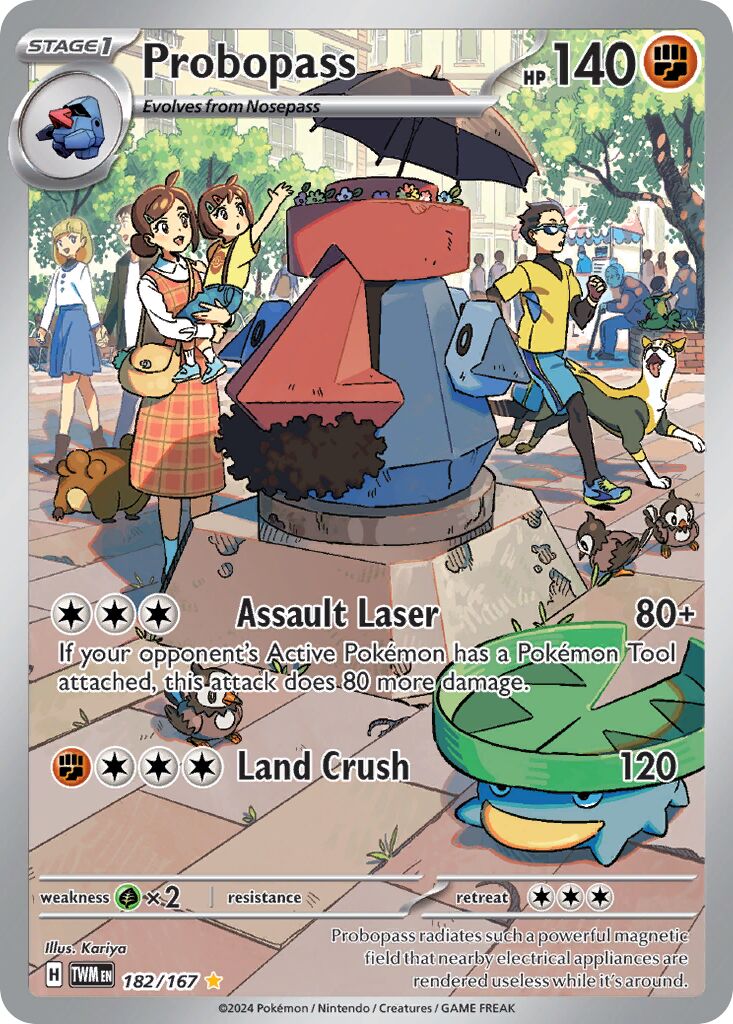 Probopass - 182/167 - Illustration Rare (Inglés Foil NM)