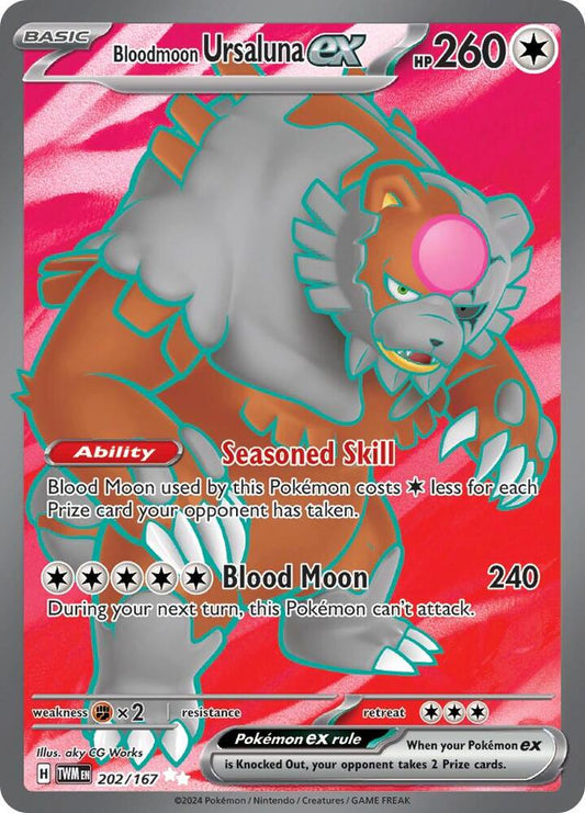 Bloodmoon Ursaluna ex - 202/167 - Ultra Rare (Inglés Foil NM)