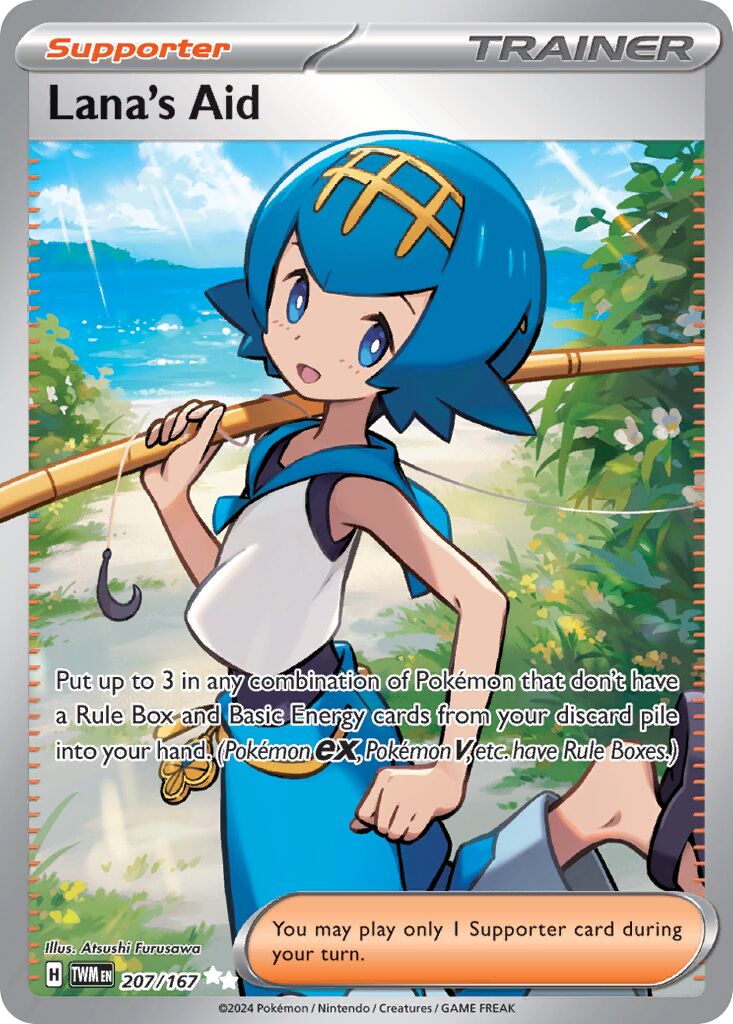 Lana's Aid - 207/167 - Ultra Rare (Inglés Foil NM)