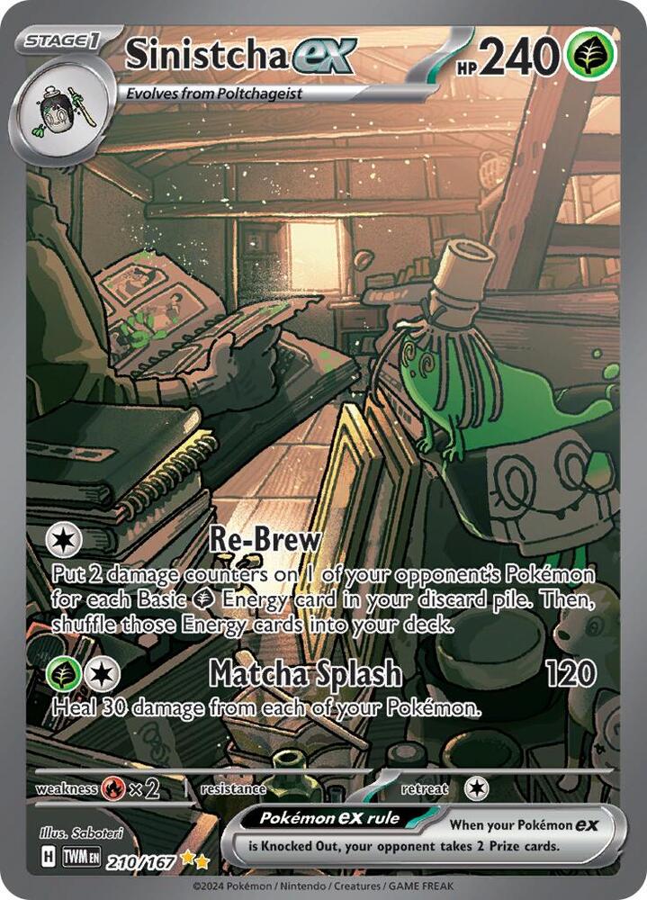 Sinistcha ex - 210/167 - Special Illustration Rare (Español Foil NM)