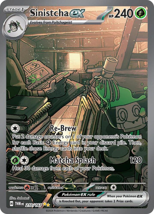 Sinistcha ex - 210/167 - Special Illustration Rare (Inglés Foil NM)