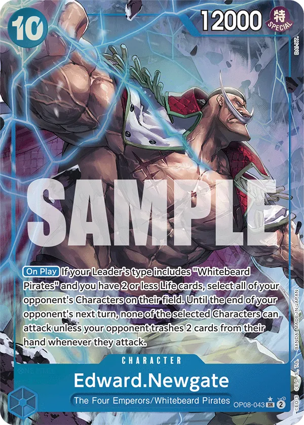 Edward.Newgate (Parallel) - OP08-043 - Alternate Art Foil (Inglés Foil LP)