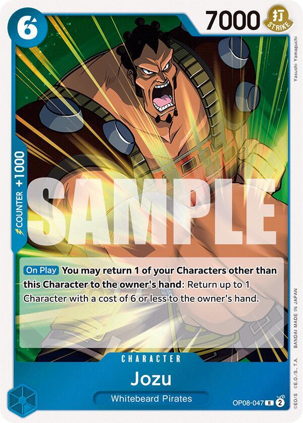 Jozu - OP08-047 - Rare Foil (Inglés Foil NM)